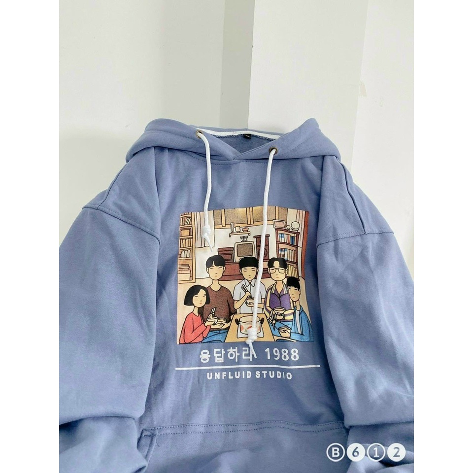 Áo hoodie nỉ Unfluid gia đình Family Reply 1988 phong cách thời trang unisex thu đông TD store
