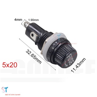 Đế Cầu Chì FH043 5x20MM