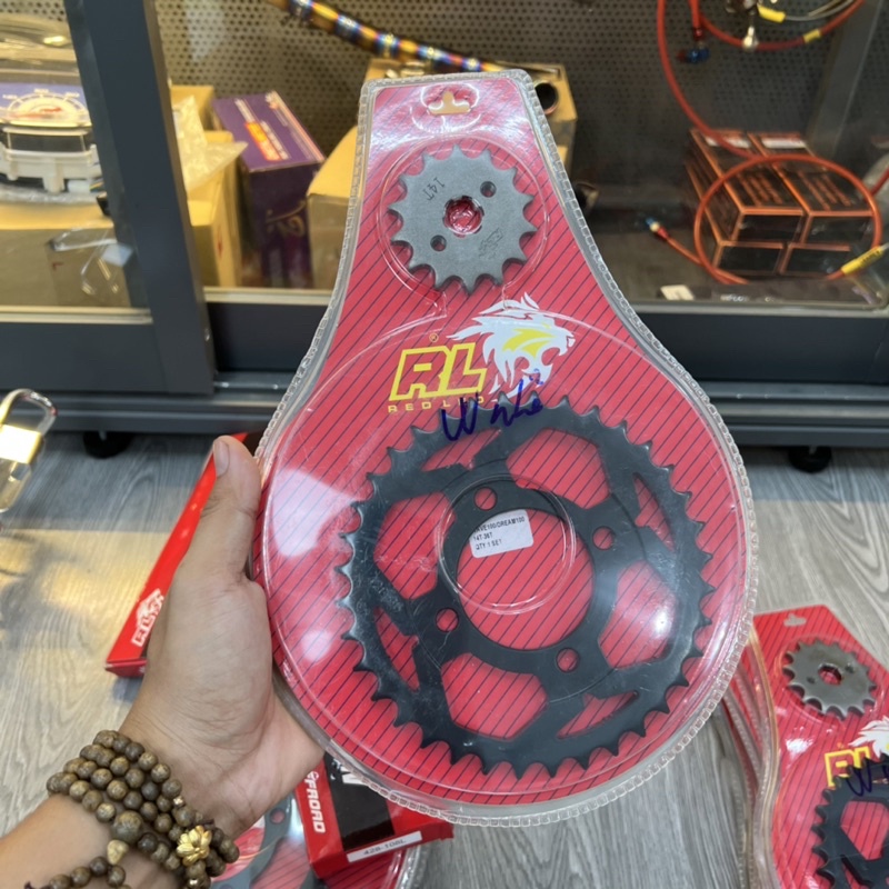 NSD nhông sên dĩa Redleo chính hãng satria exciter sonic winner raider ex150 exciter150 wave nhỏ dream wave lớn future
