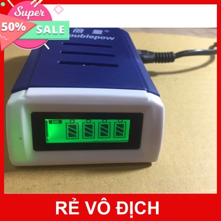 (SIÊU GIẢM GIÁ) Bộ sạc pin AA, AAA thông minh Doublepow