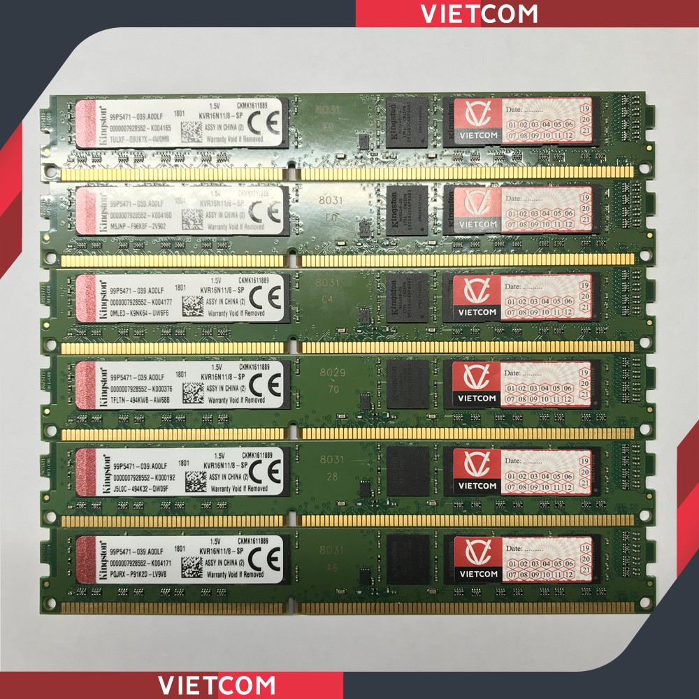 RAM PC DDR3 8Gb, 4Gb Bus 1600Mhz, Bus 1333Mhz - Hàng Phân Phối Chính Hãng