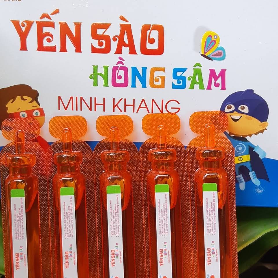 YẾN SÀO HỒNG SÂM MINH KHANG - Thực Phẩm Hỗ Trợ Biếng Ăn, Nhẹ Cân, Kém Hấp Thu