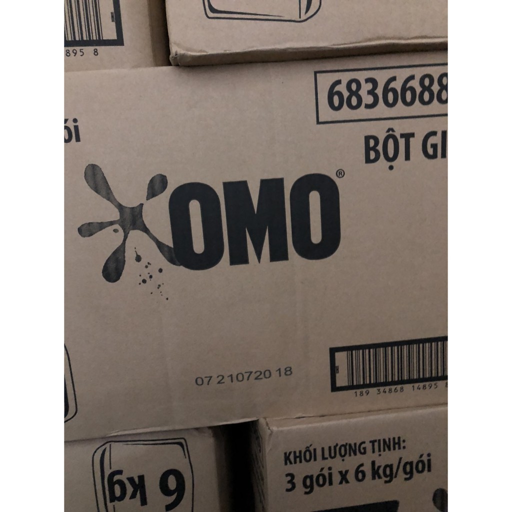 Bột giặt Omo Sạch cực nhanh 6kg đỏ