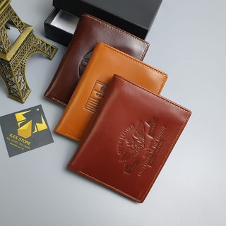 Ví nam Cefiro da bò thật phối màu WS103VB [Freeship] - 100% da bò thật, BH 3 năm