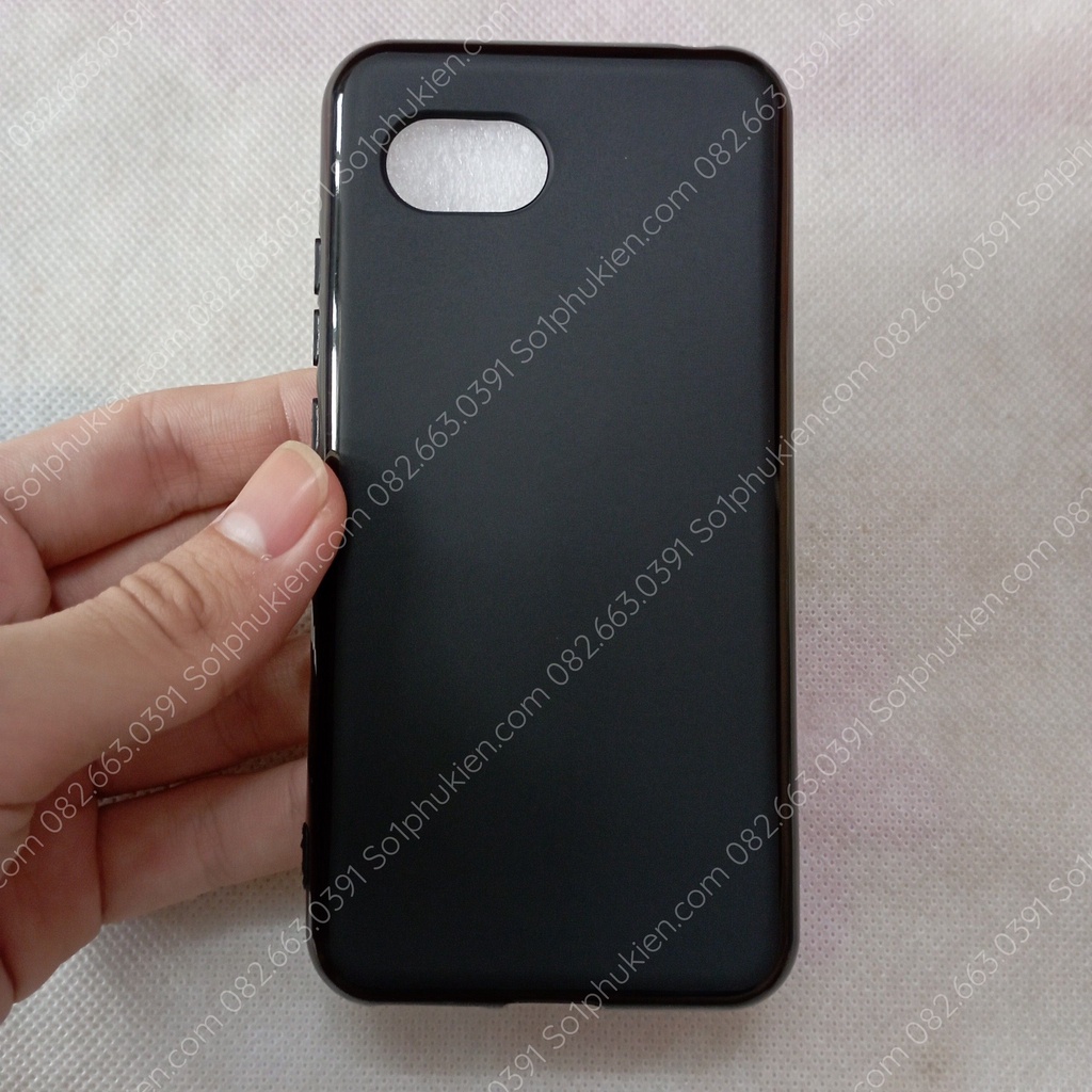 Ốp lưng Sharp Aquos R2 Compact dẻo đen trơn bền đẹp