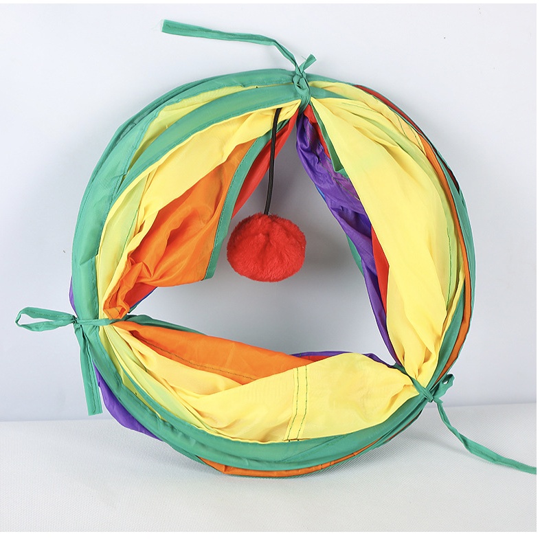 Đồ chơi cho mèo đồ chơi đường hầm mèo siêu thích có thể xếp gọn