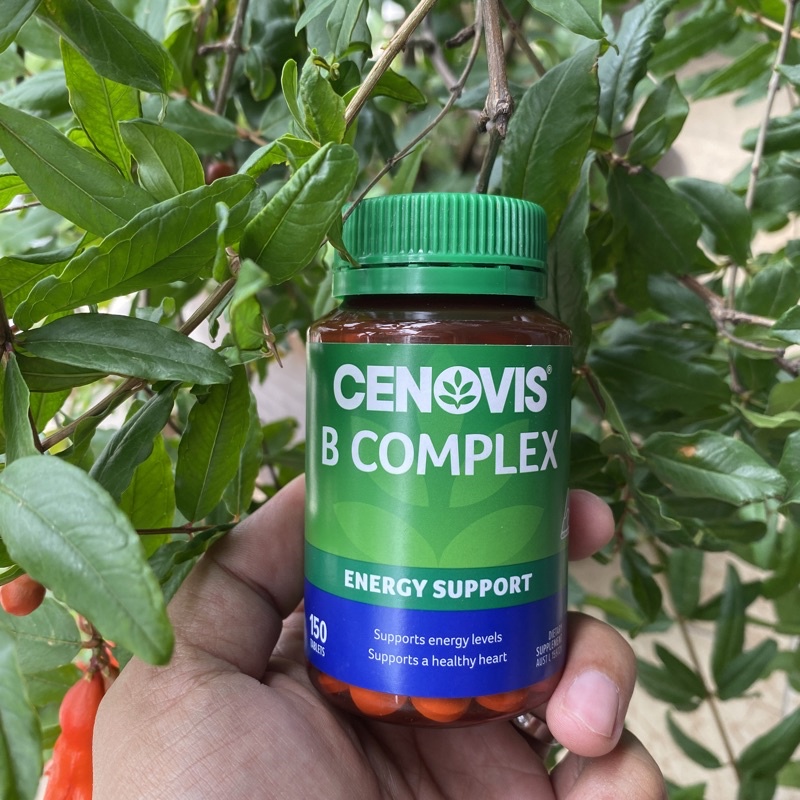 (Hàng Úc) Viên uống CENOVIS B Complex 150 viên, bổ sung vitamin B, bổ sung năng lượng hỗ trợ tim mạch thần kinh