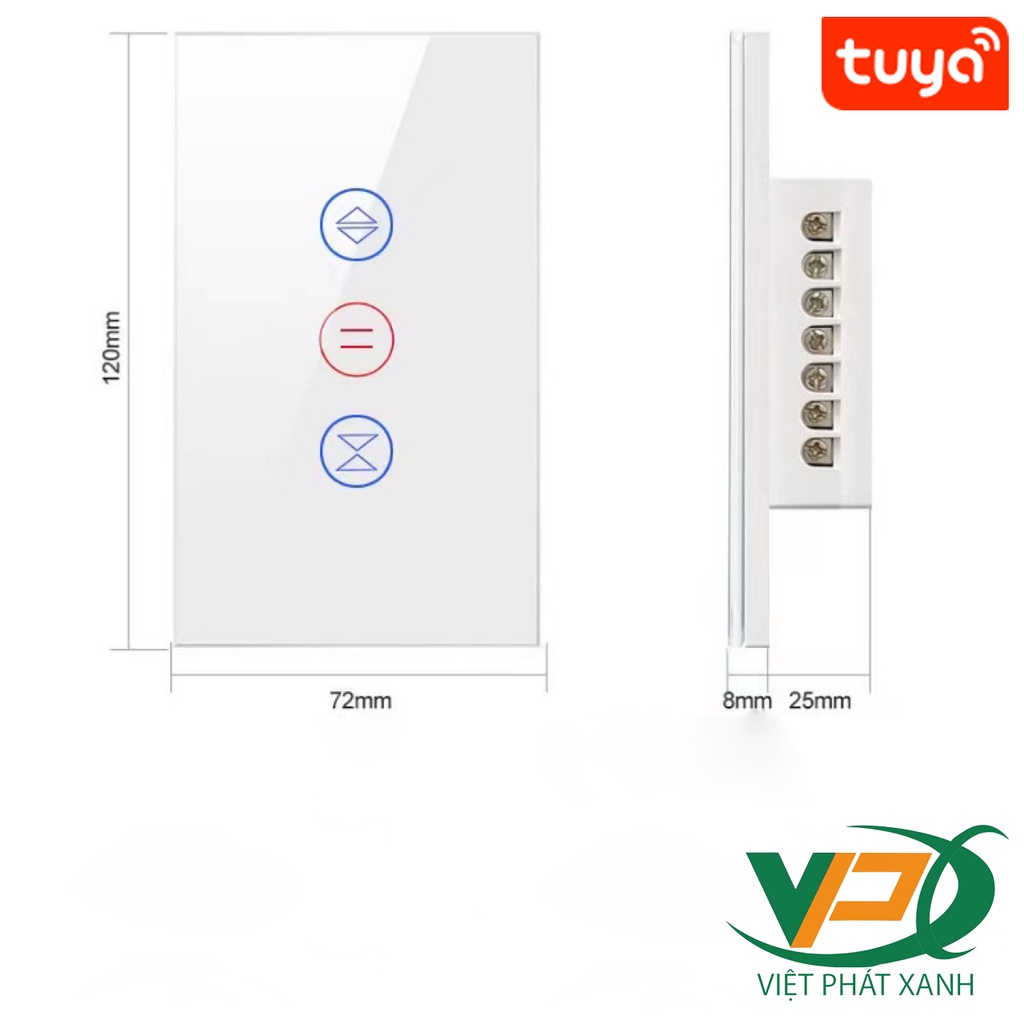 Công tắc cửa cuốn thông minh Tuya WIFI/Zigbee