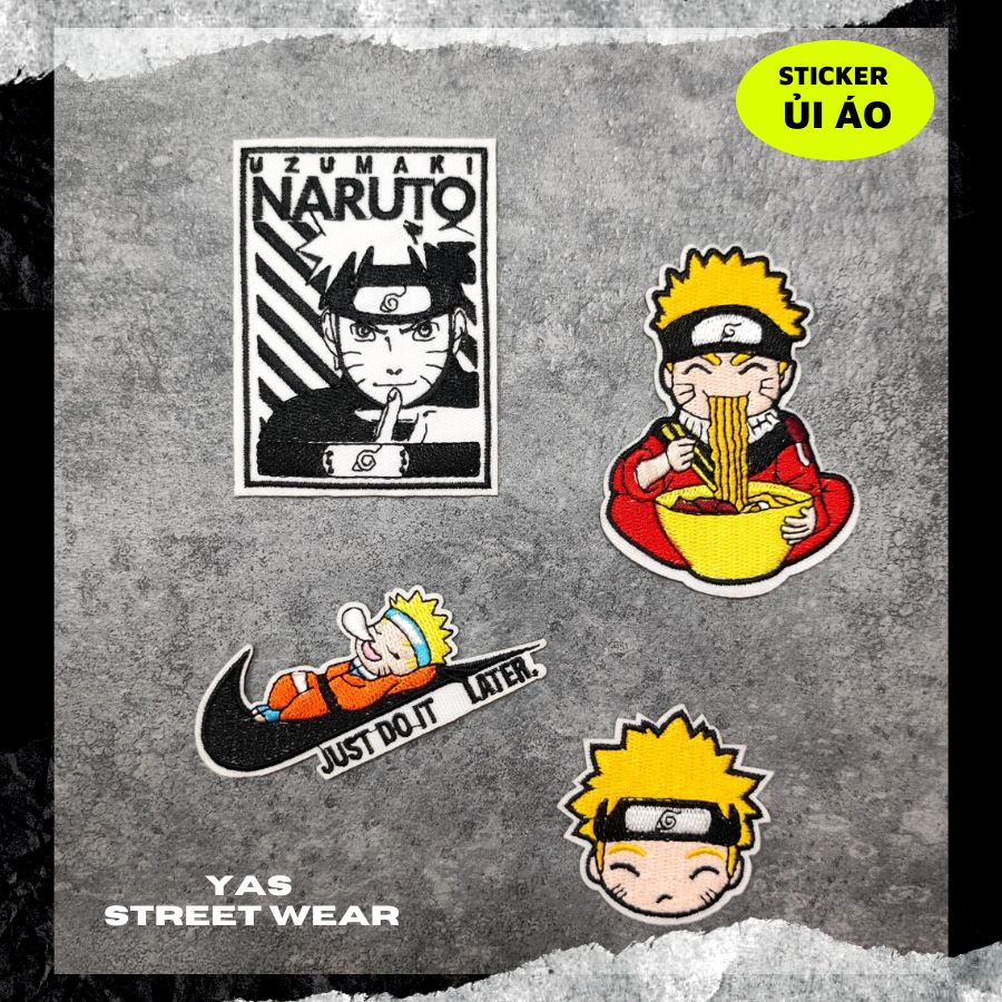 Sticker ủi áo cao cấp, miếng dán quần áo dùng làm Patch ủi, miếng vá quần áo, vá áo phao, trang trí BALO