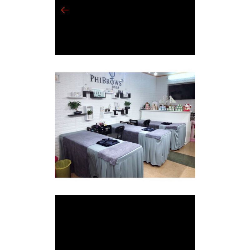GA giường spa, phun xăm, nối mi vải thun(hàng may theo KT) | BigBuy360 - bigbuy360.vn