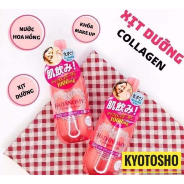 [ free ship ] Xịt Khoáng COLLAGEN HADANOMY Nhật Bản