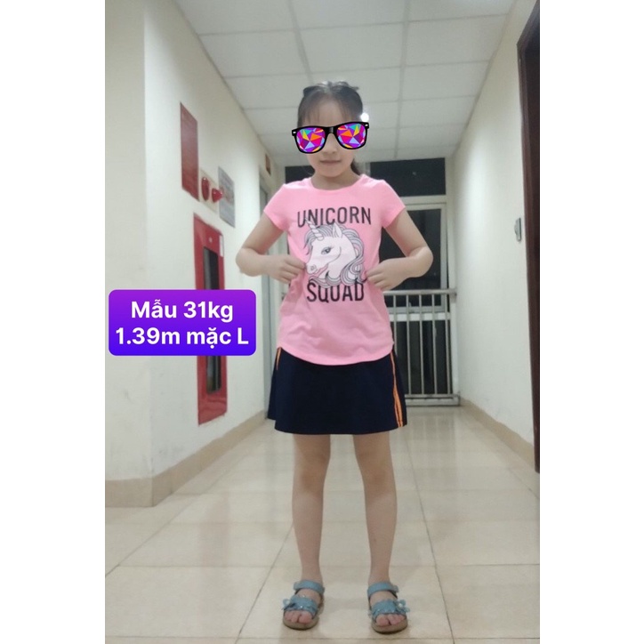 Áo phông / áo cotton xuất dư sịn cho bé gái size đại 5-20 tuổi
