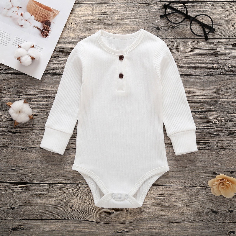 Body bé trai gái đồ sơ sinh từ 0 đến 24 tháng bodysuit liền thân mùa hè dài tay quần áo cho bé trẻ em