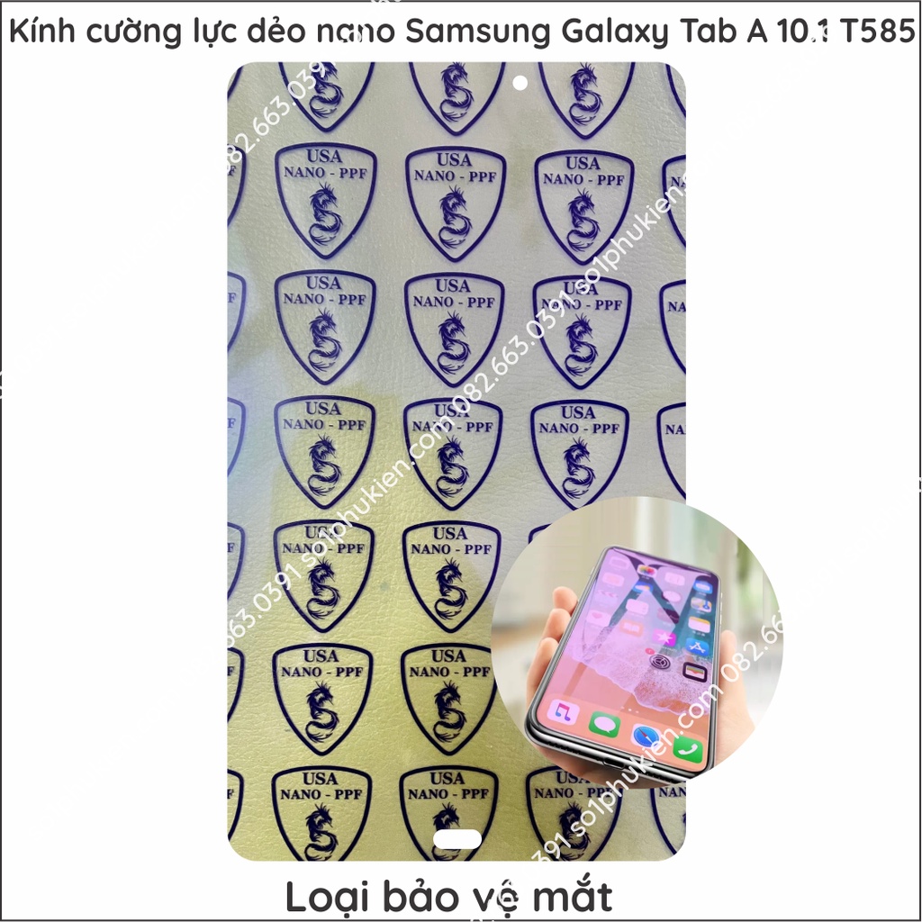 Dán cường lực dẻo nano dành cho Samsung Galaxy Tab A 10.1 T585/ Tab A 10.1 2019