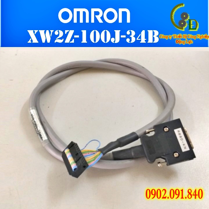 XW2Z-100J-B34 Omron ✴️VIP✴️ automation and safety terminal block cable, cáp khối điều khiển thiết bị đầu cuối