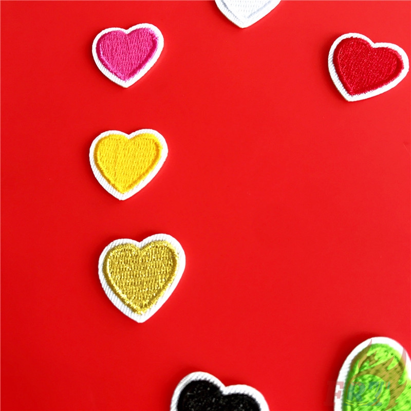 ☸ Iron-on Patch：Mini Colorful Heart Series 03 ☸ 1Pc Diy Colorful Mini Love Sew on Iron on Badges Patches