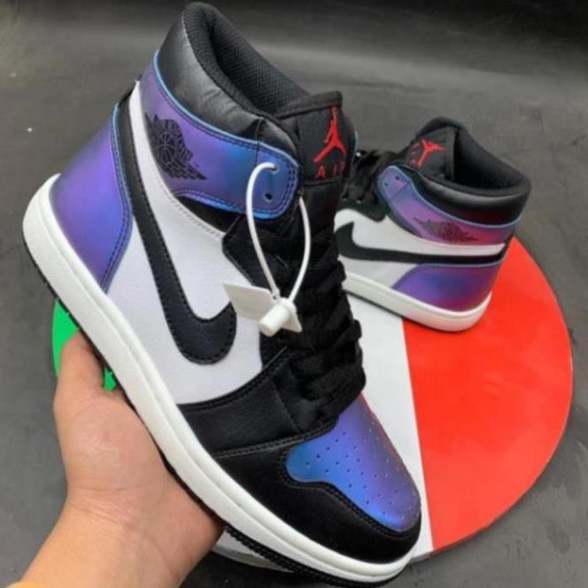 Giày thể thao Air 𝐉𝐨𝐫𝐝𝐚𝐧 Tie Dye Cao Cổ [Ảnh Thật] Giày JD1 xanh loang cao cổ nam nữ full Box Bill