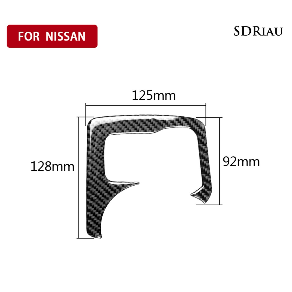 Miếng Dán Sợi Carbon Trang Trí Bảng Điều Khiển Xe Ô Tô Nissan 370z Z34 09-20