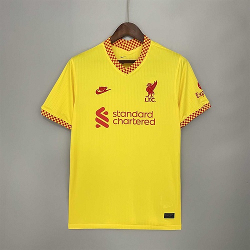 Áo Bóng Đá Màu Vàng Nike Đội Tuyển Liverpool 2022