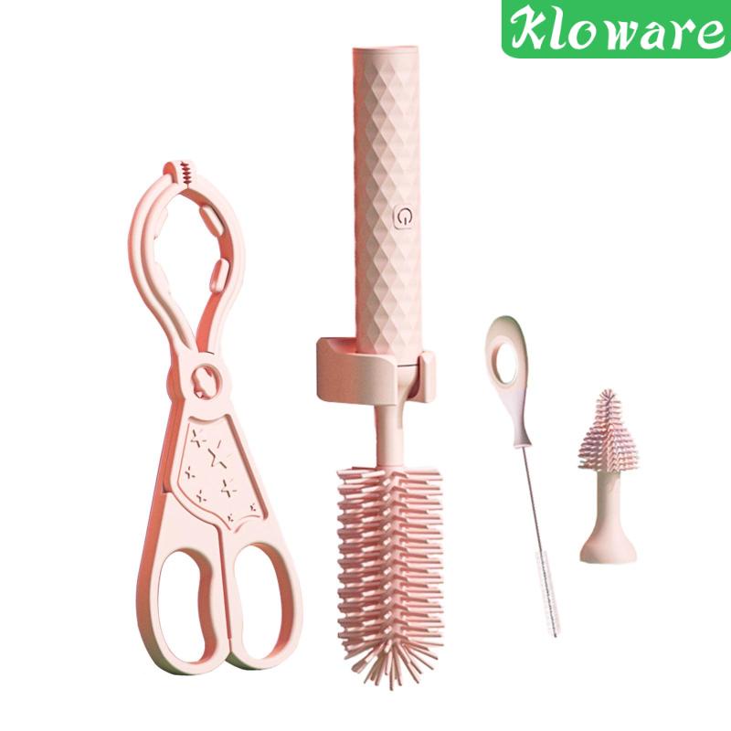 Bàn Chải Vệ Sinh Bình Sữa Em Bé Cầm Tay Tiện Dụng