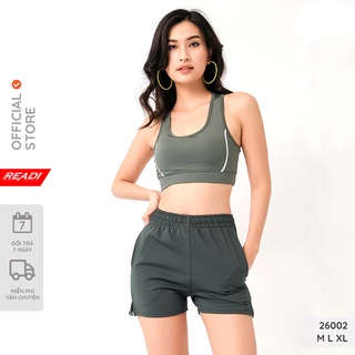 Quần tập gym yoga nữ, short thun thể thao READI - 26002