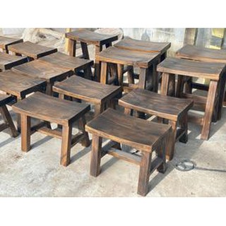 Ghế gỗ mặt cong gỗ thông mỹ cao 60cm - Hàng gia công