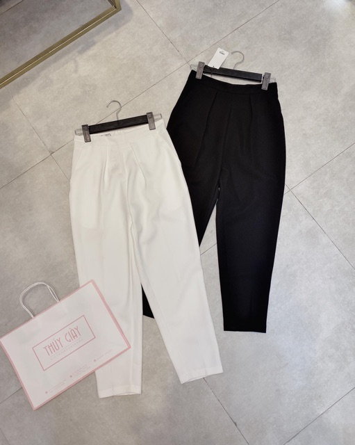 Quần baggy khoá sườn ba màu cho nữ | BigBuy360 - bigbuy360.vn