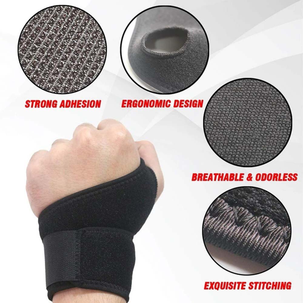 Đai quấn bảo vệ cổ tay hỗ trợ giảm đau có thể điều chỉnh AARON1