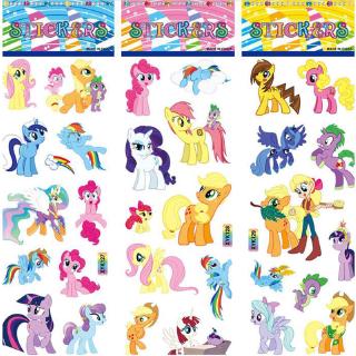 Set 10 tấm hình dán hoạt hình My Little Pony 3D dễ thương cho bé