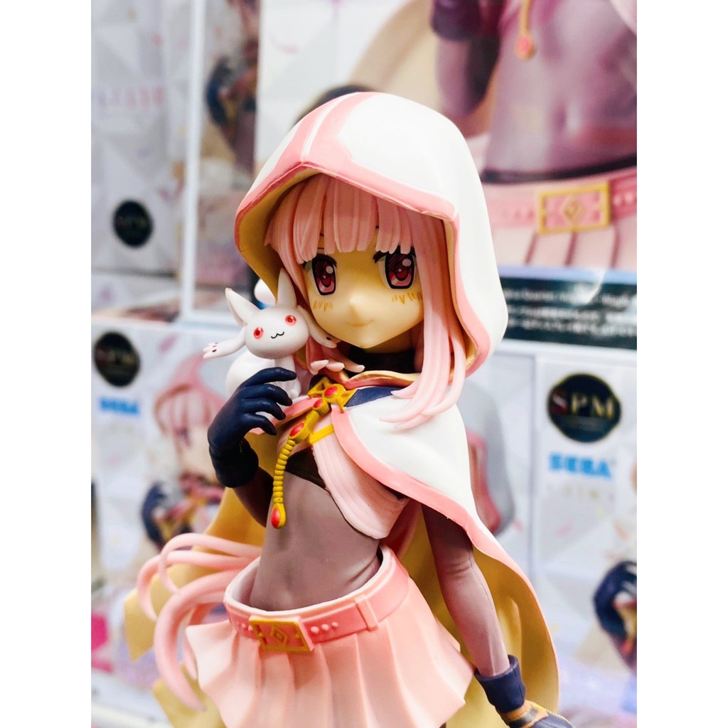 Mô Hình Figure Chính Hãng Anime Magia Record Mahou Shoujo Madoka ☆ Magica Gaiden, Kyuubey, Tamaki Iroha, SPM SEGA