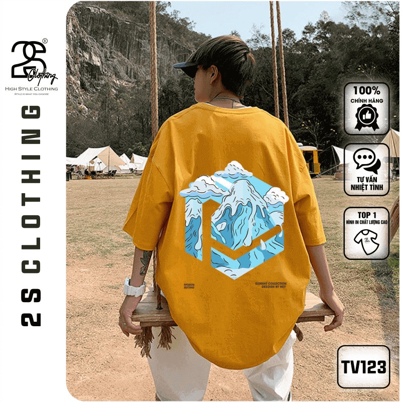 Áo Thun Tay Lỡ 2s Clothing Áo Phông 5TheWay Hot Trend Unisex Nam Nữ Chất Cotton Oversize Form Rộng Giá Rẻ In Hình TV123 | BigBuy360 - bigbuy360.vn