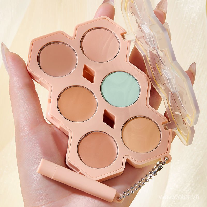 [Hàng mới về] Bảng Kem Che Khuyết Điểm Kiss Beauty Che Phủ Mụn/Quầng Thâm / Bọng Mắt Chống Thấm Nước Và Mồ Hôi