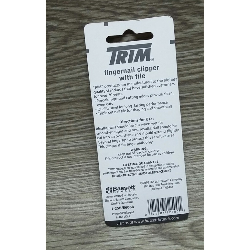 Đồ Cắt Móng Tay TRIM, 2 size Lớn và Nhỏ