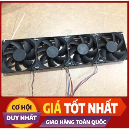 Fan làm mát 12cm 12V 0.9A FOXCONN 12x12x3,8cm có jack cắm