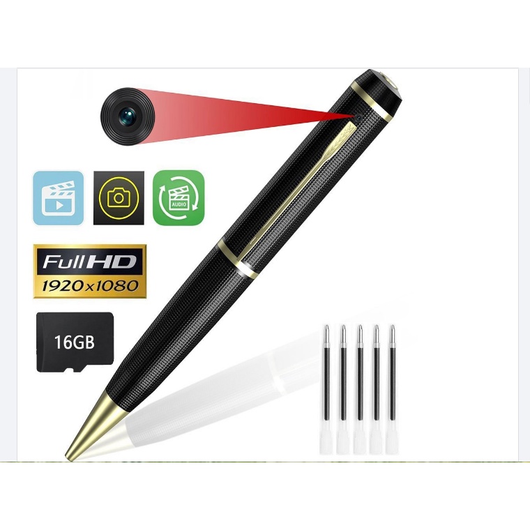 Bút bi viết cao cấp V6 HD 1080 sắc nét