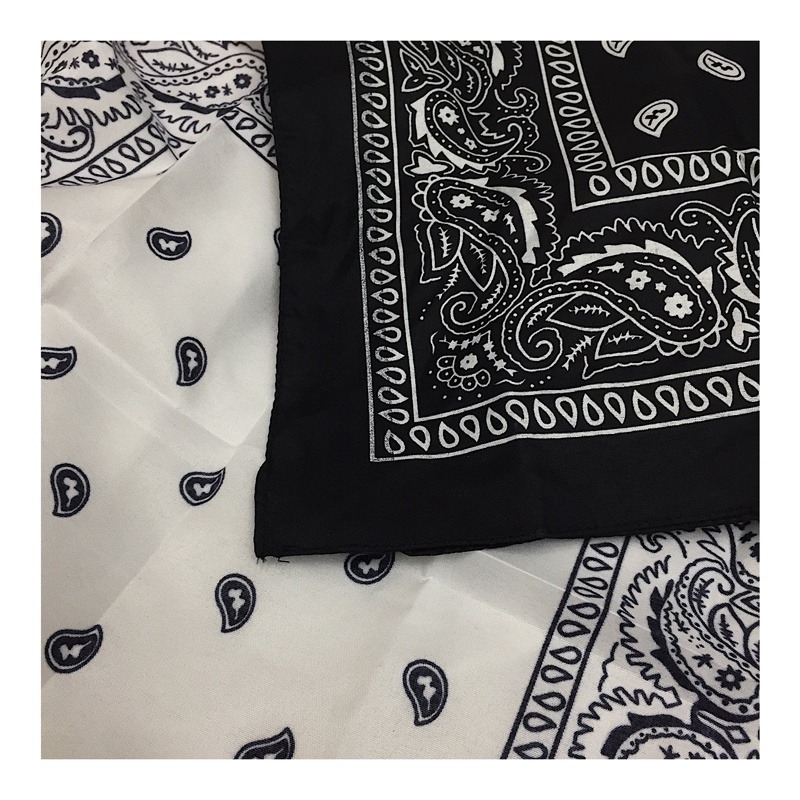 Khăn vuông bandana Mavota khăn lụa họa tiết phong cách streetwear KBND08