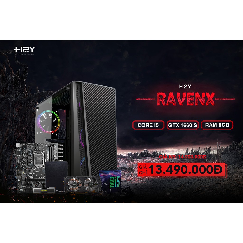 HOTMáy tính gaming H2Y RAVENXHOT | BigBuy360 - bigbuy360.vn