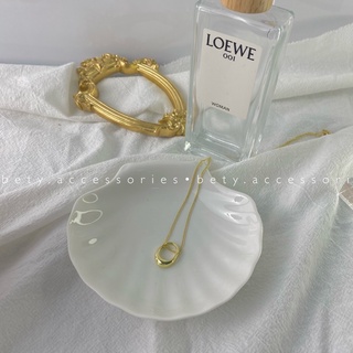 Dây chuyền phong cách hàn quốc Oval