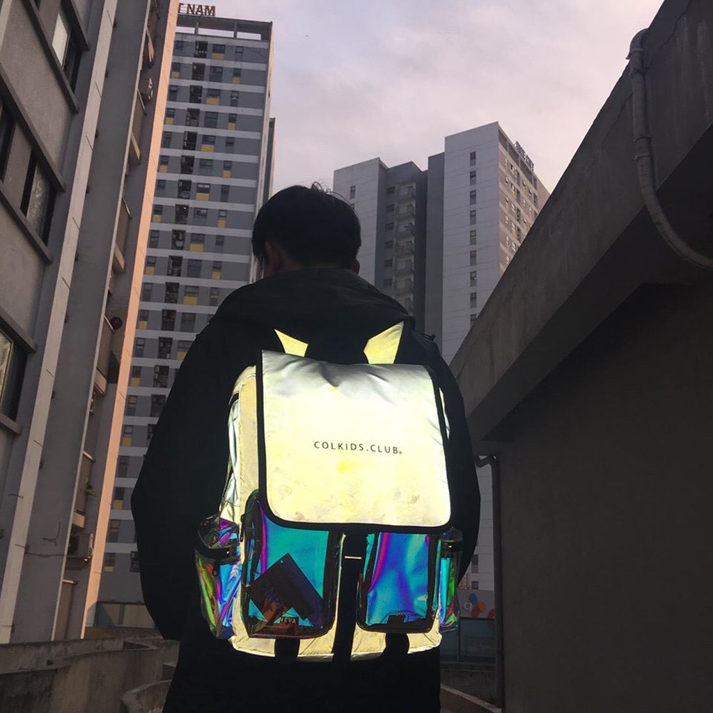 Balo ulzzang colkids hologram phản quang unisex