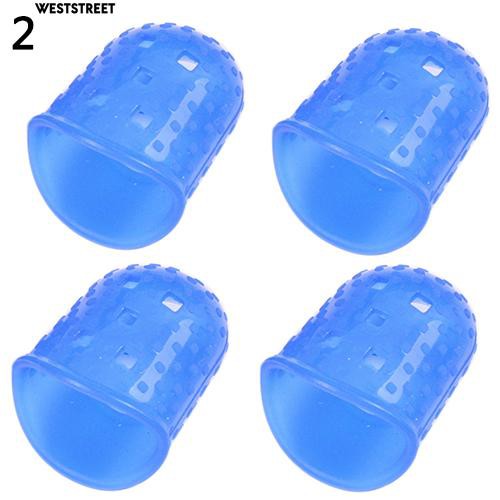 Set 4 đầu bọc bảo vệ đầu ngón tay bằng silicon khi chơi đàn guitar