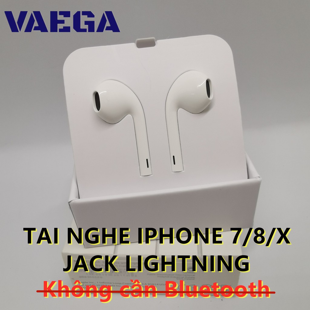 [VAEGA] TAI NGHE IPHONE 7/8/X/11 PRO MAX HÀNG ZIN NGUYÊN SEAL