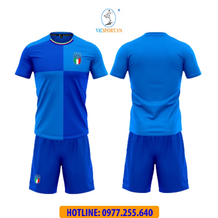 Áo Đá Bóng, Quần Áo Đá Banh Đội Tuyển ITALIA 22-23 Thun Lạnh Thoáng mát SV - Vicsport