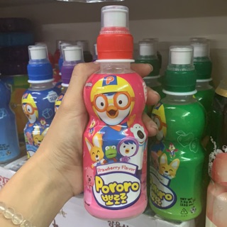 Nước Uống pororo vị Dâu chai 235ml