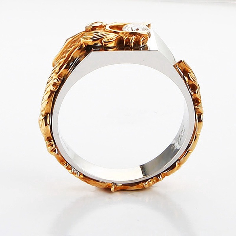 Nhẫn mạ vàng 18k đính đá thiết kế bắt mắt