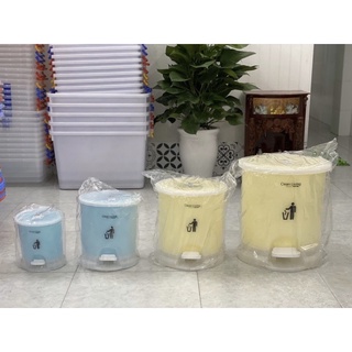 Thùng Rác Đạp Oval Duy Tân Cao Cấp Nhí/Nhỏ/Trung/Lớn