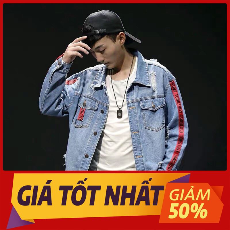 [ Sale 50% ] áo khoác jean nam,khoác jean Unisex cao cấp KJC2 thời trang trung niên