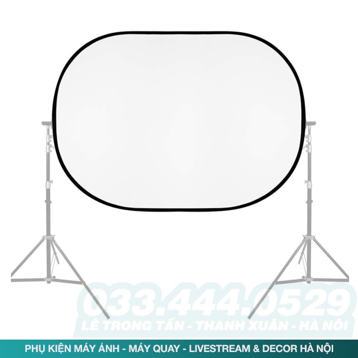 Tấm tản sáng di động 150x200 - 90x120 cm, Hỗ trợ đánh đèn, quay chụp sản phẩm, Vải Tản Sáng Elip - AUG Camera Hà Nội