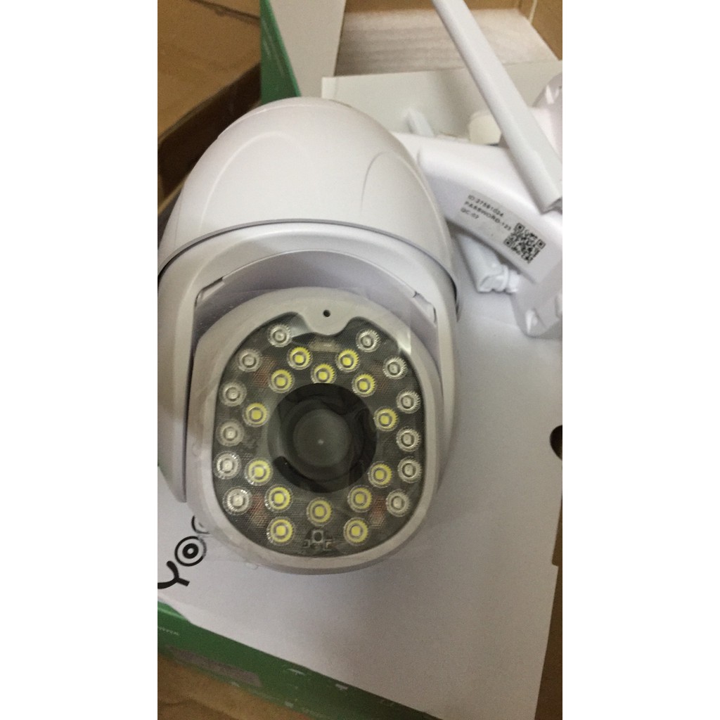 Camera ip Wifi Yoosee Ngoài Trời Ptz 26 Led Chuẩn 1080P