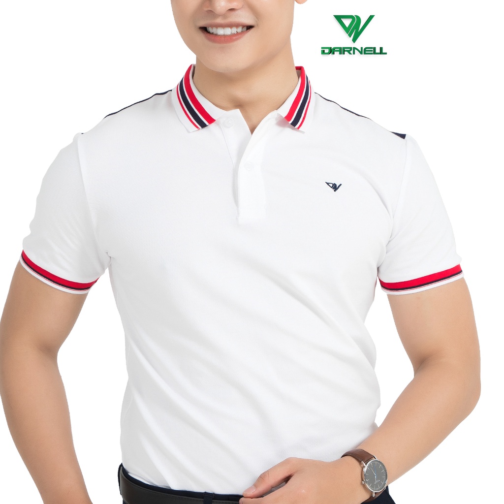 Áo thun polo nam DARNELL tay ngắn chất cotton mềm mại slimfit DN164