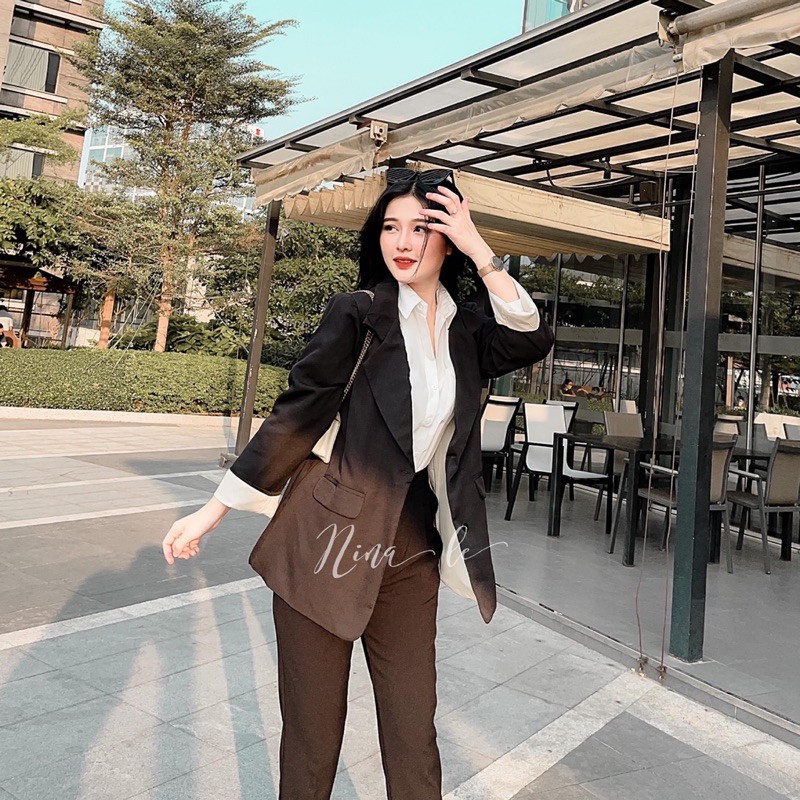 ÁO KHOÁC VEST ĐEN LÓT KEM | BigBuy360 - bigbuy360.vn